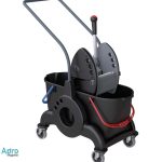 CHARIOT NOIR TWT ITALIE 2 SEAUX 25L AVEC PRESSE