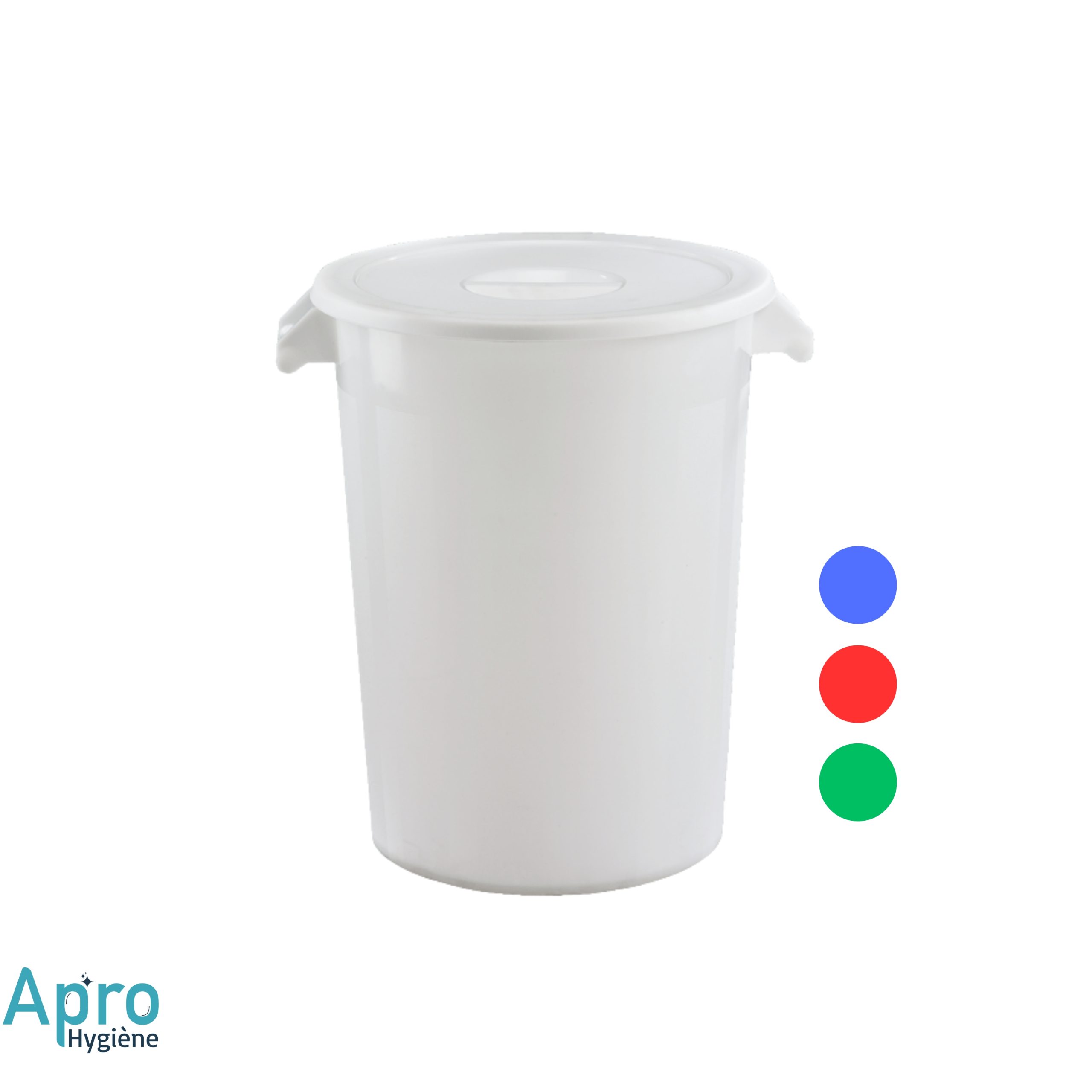 poubelle blanc de 100 litres DENOX