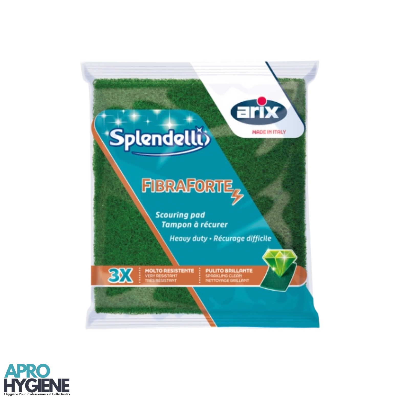 TAMPON À RÉCURER arix 3pcs