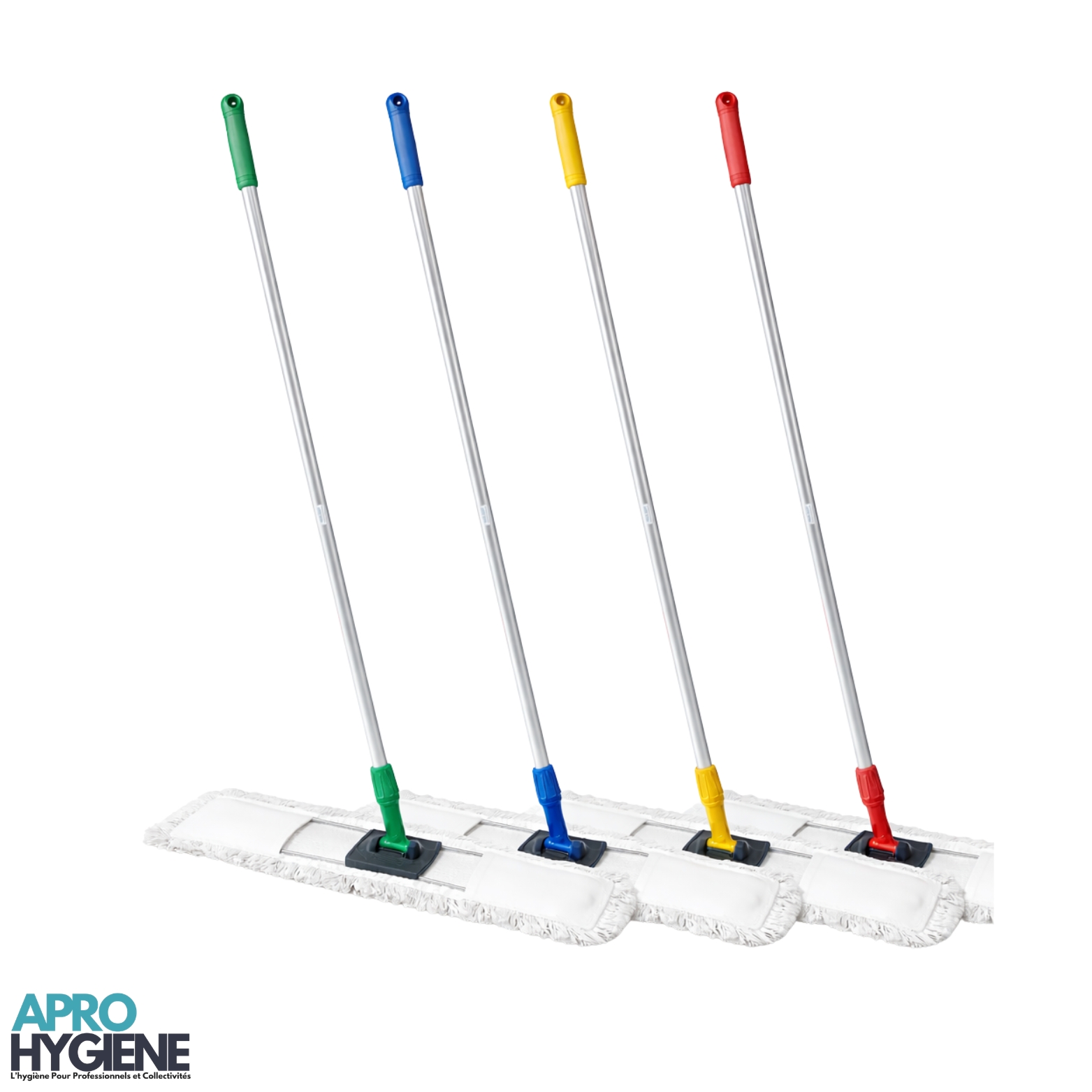 BALAI FRANGE EN MICROFIBRE  COMPLET AVEC MANCHE ALUMINIUM 40CM/50CM/60CM