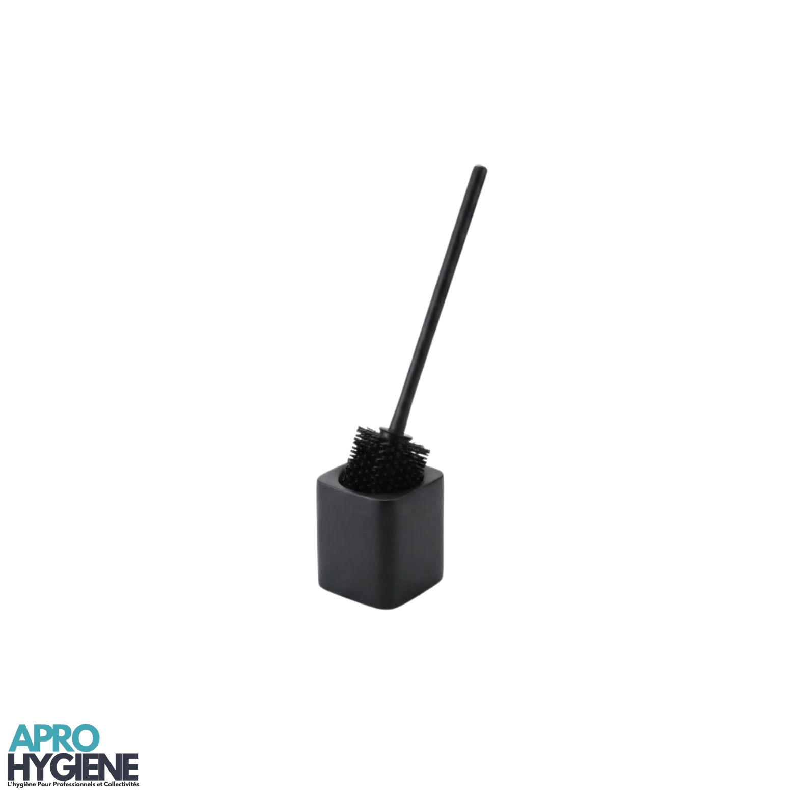 brosse de toilette WC en silicon noir