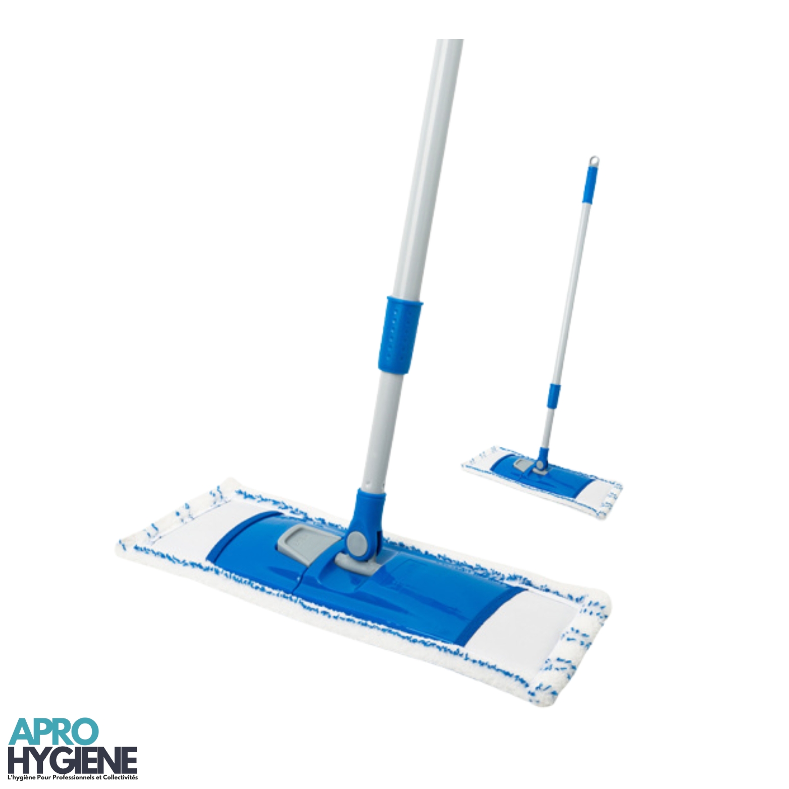 Mop Plat 40cm AVEC Manche Télescopique 130cm  KLEANER