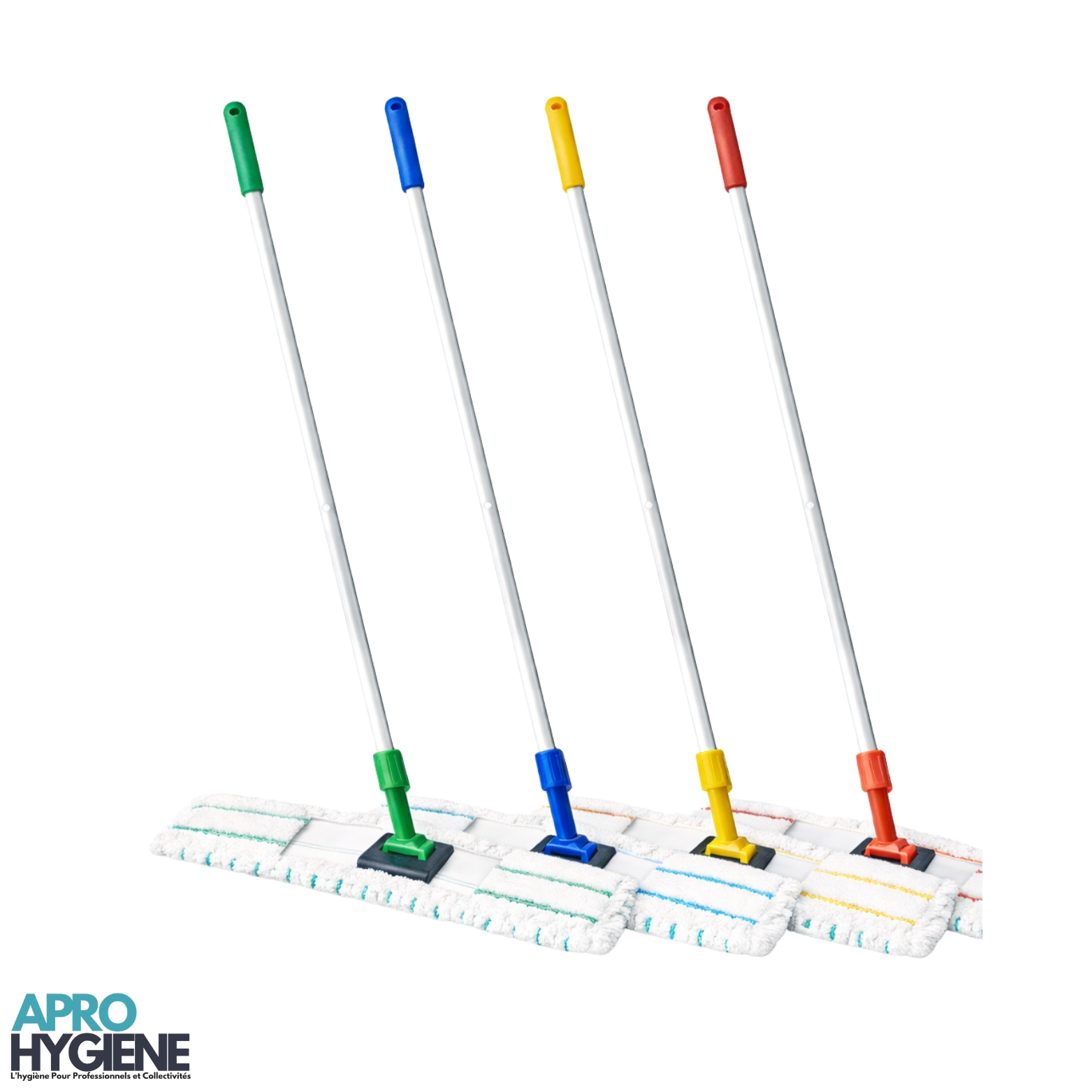 BALAI FRANGE EN MICROFIBRE  COMPLET AVEC MANCHE ALUMINIUM 40CM/50CM/60CM