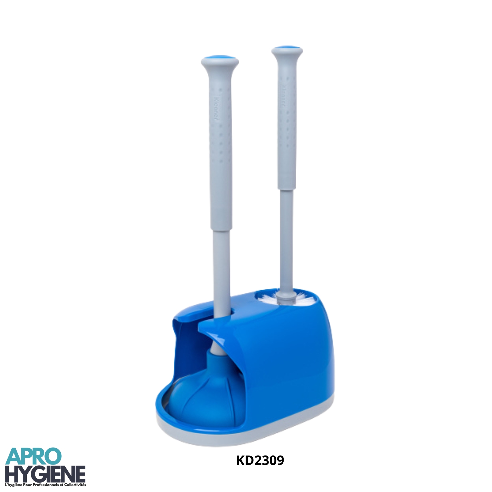 Ensemble brosse et ventouse WC Kleaner KD2309