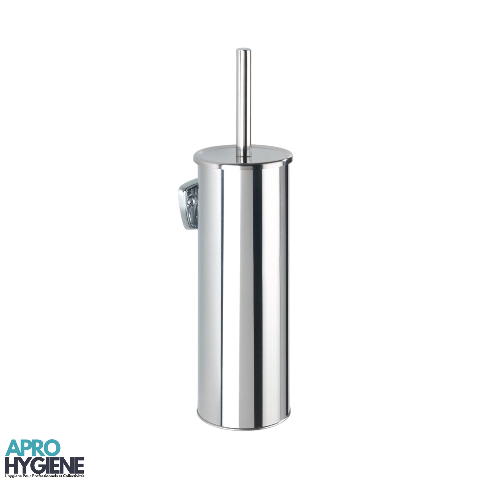 brosse toilette murale inox