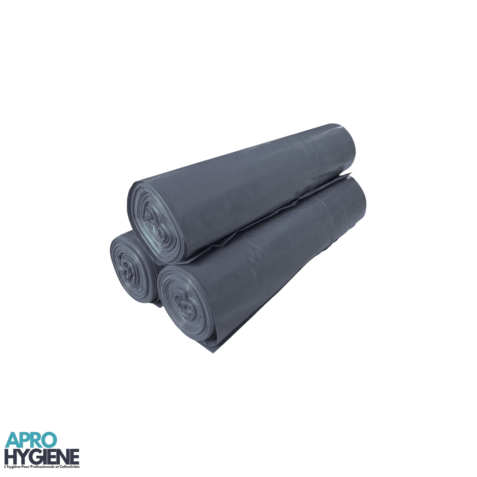 sac poubelle professionnels 160Lires rouleaux noir 10 pièces