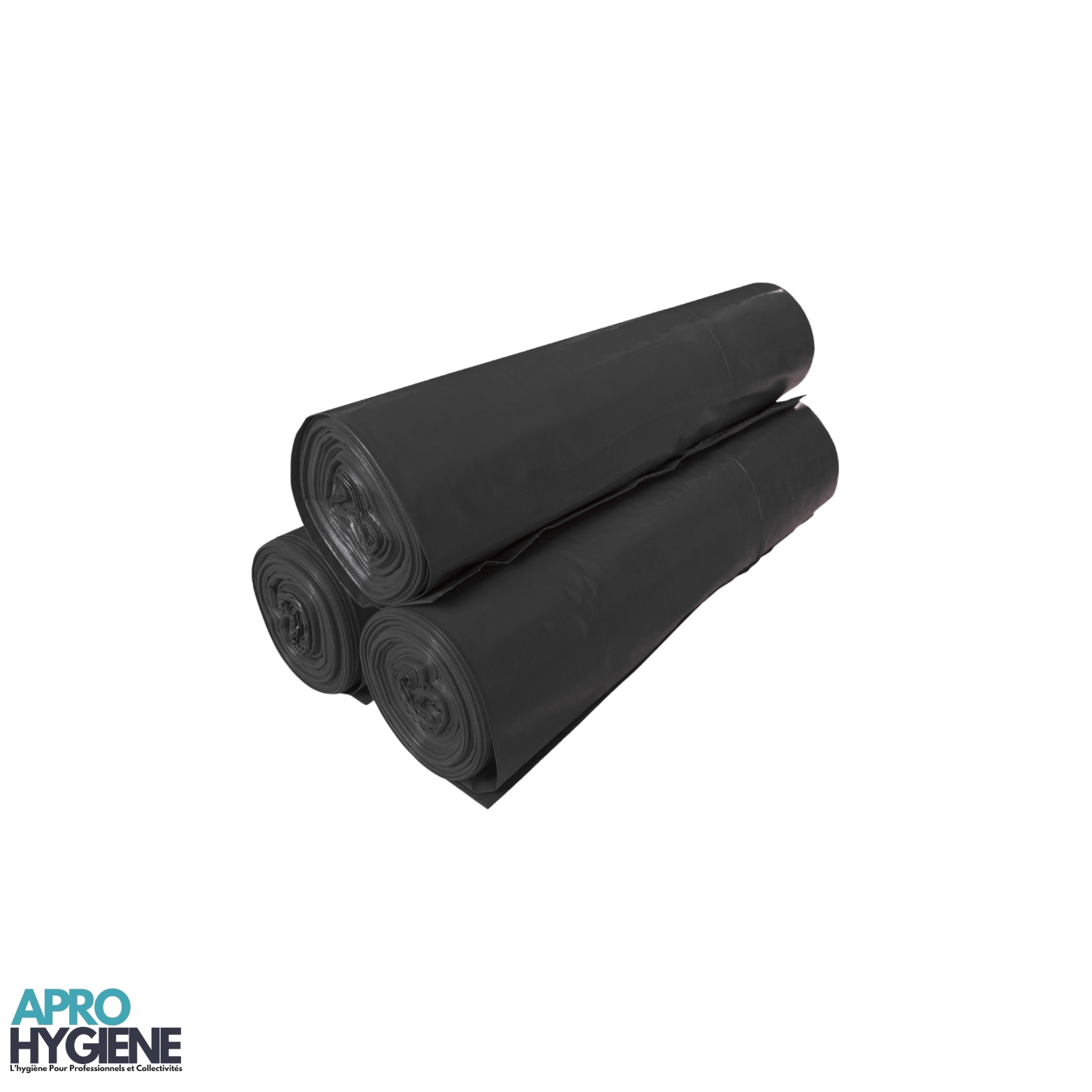 sac poubelle  120 Lires rouleaux noir 10 pièces