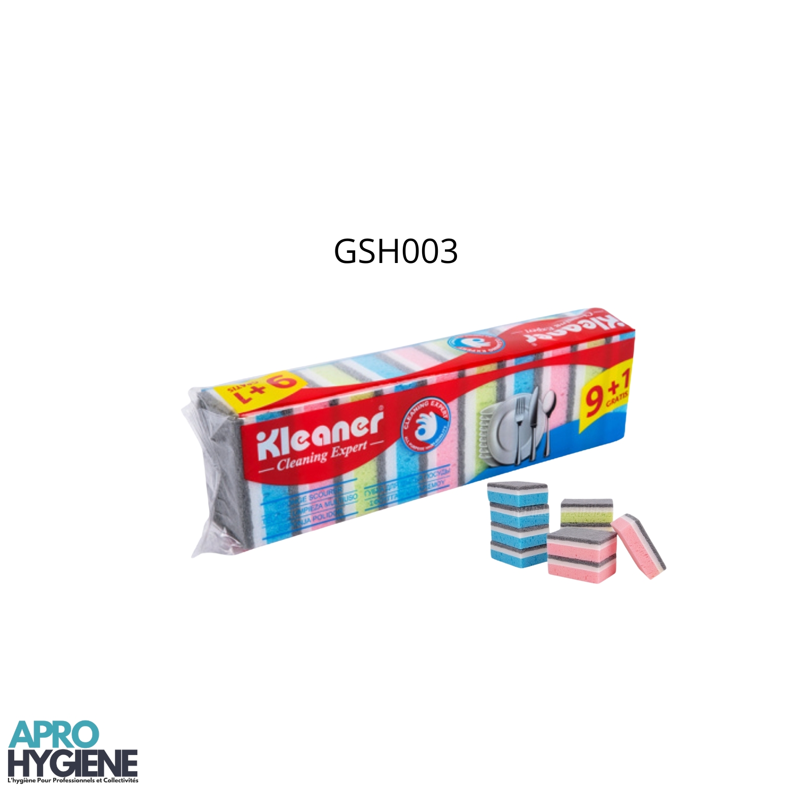 éponges abrasif  à récurer  GSH003.kleaner