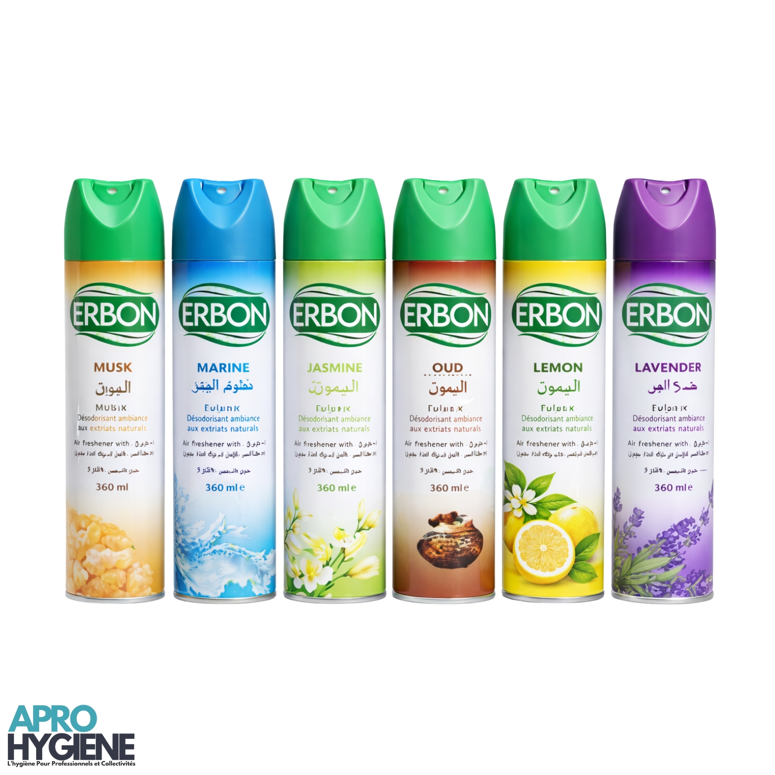 désodorisants d'ambiance en spray 300 ml