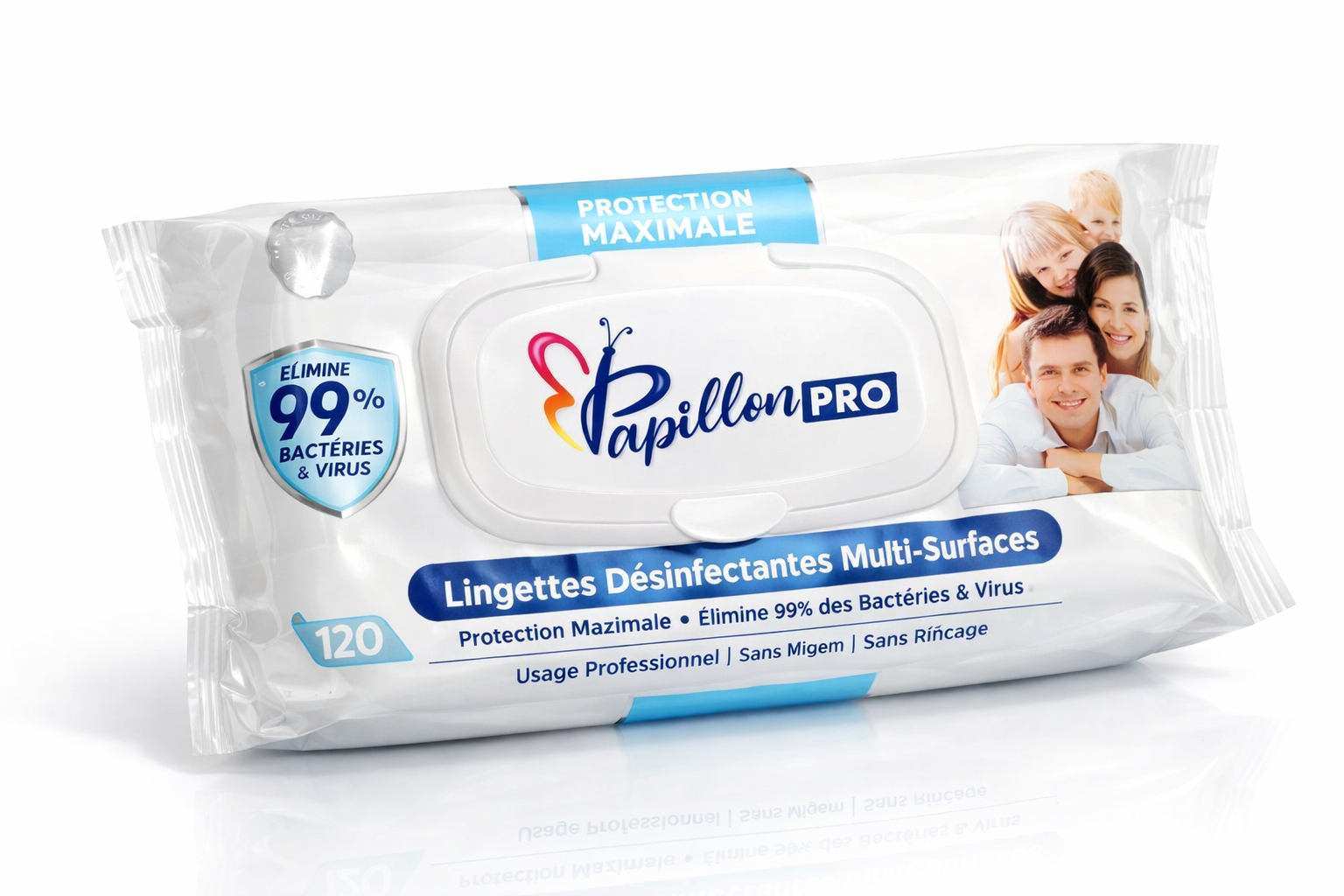lingettes désinfectantes multi-surfaces