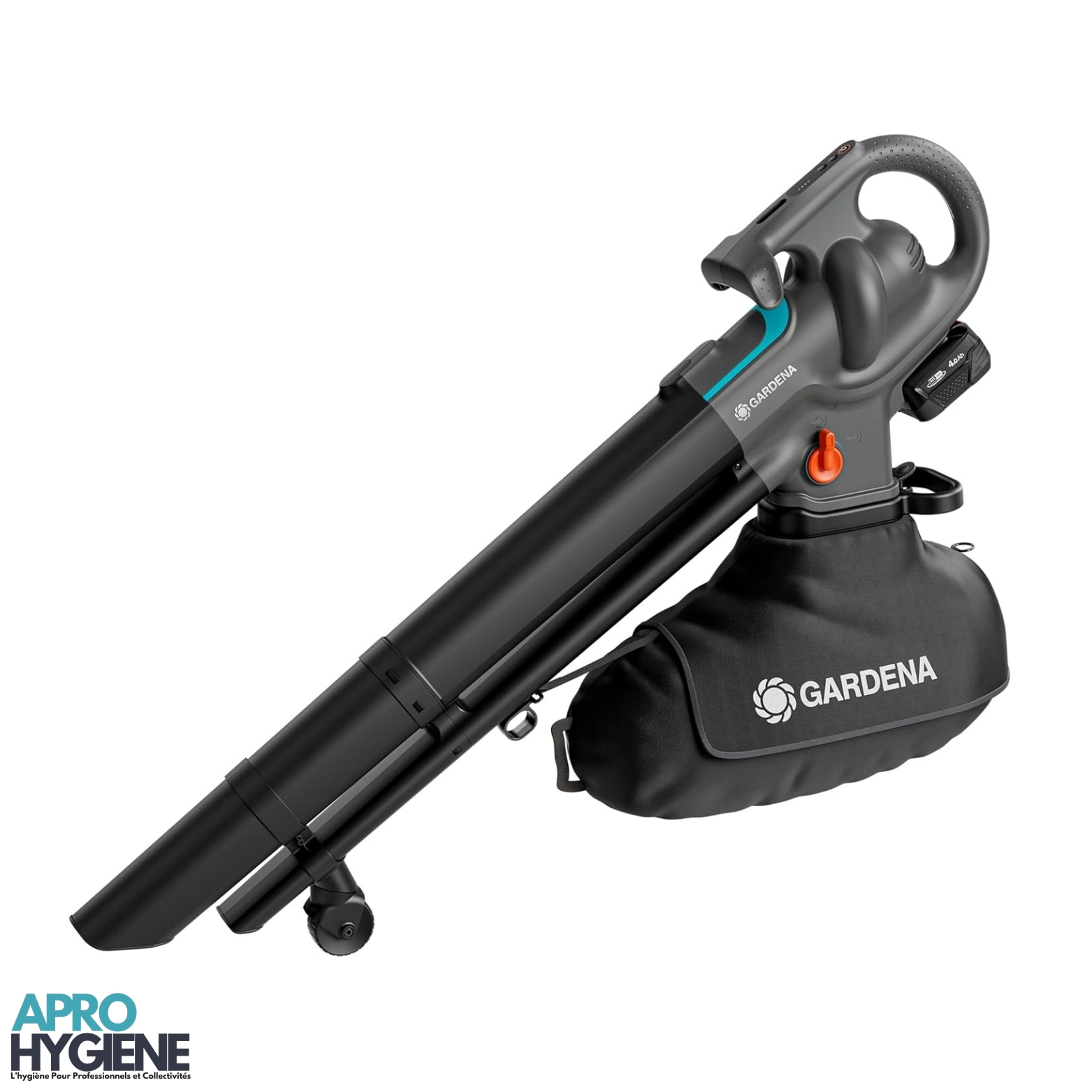 Aspirateur-souffleur-broyeur 3-en-1 - GARDENA - PowerJet Collect - 18V/P4A - 350 km/h - 30l