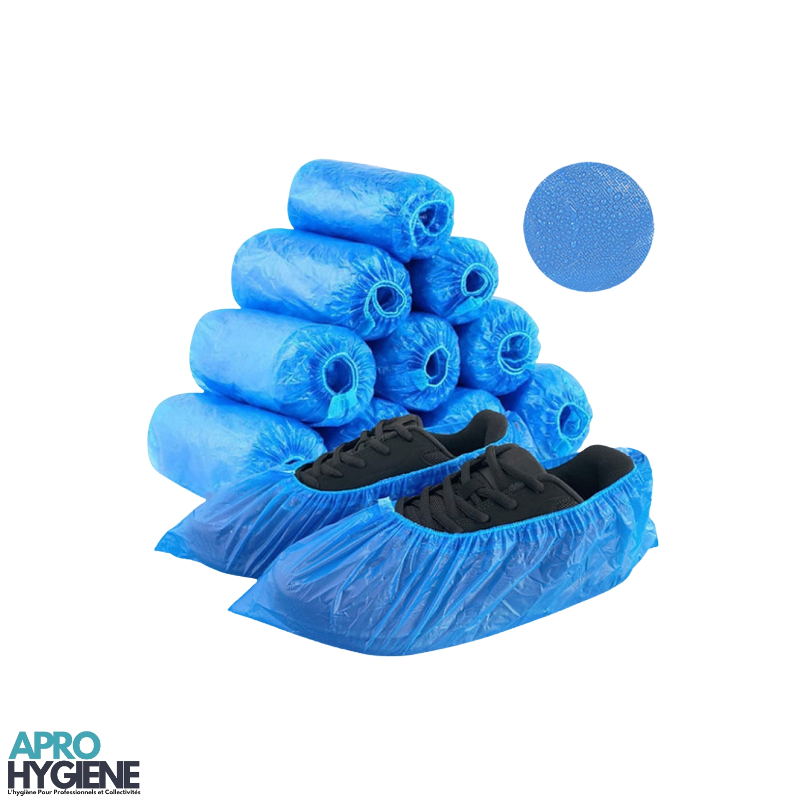surchaussures jetables bleu
