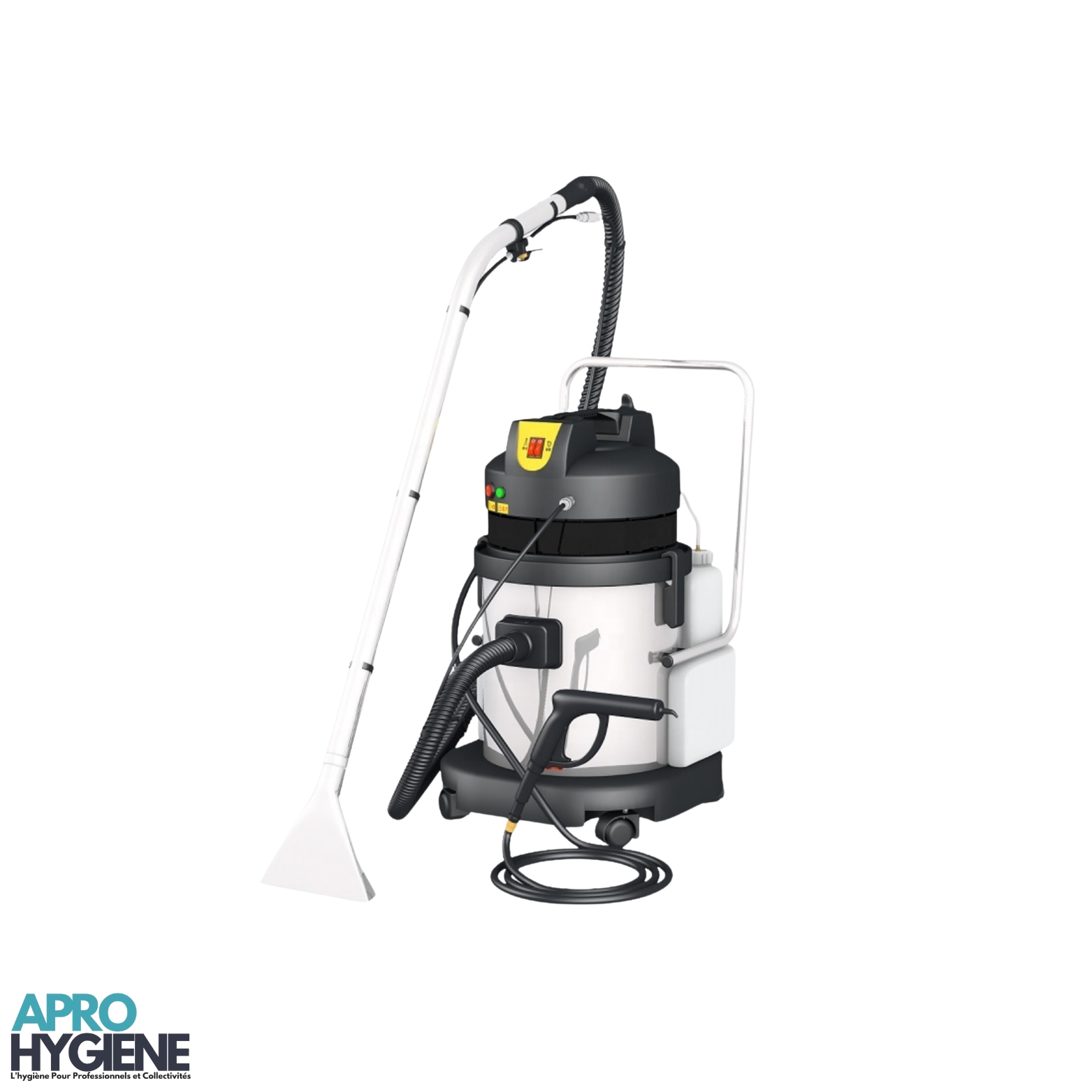 Nettoyeur à Vapeur Professionnel 30L avec Aspirateur - Cuve Inox